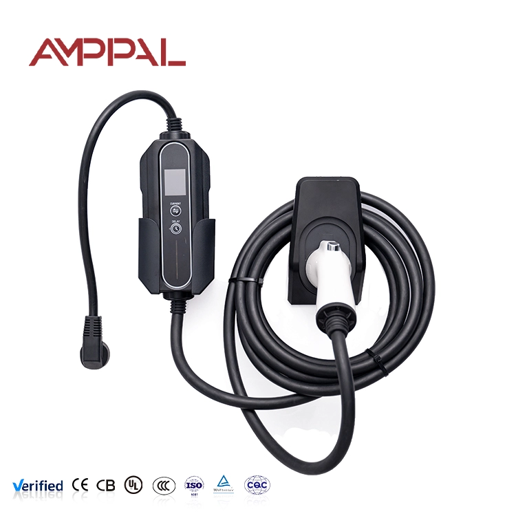 Tragbares 11-kW-AC-Ladegerät für Elektrofahrzeuge mit Acryl-Design zum Aufladen auf Reisen und zu Hause