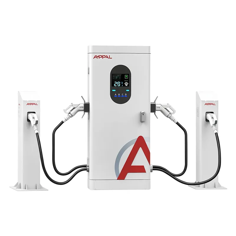 160-kW-DC-Schnellladestation mit mehreren Anschlüssen für gewerbliche Flotten