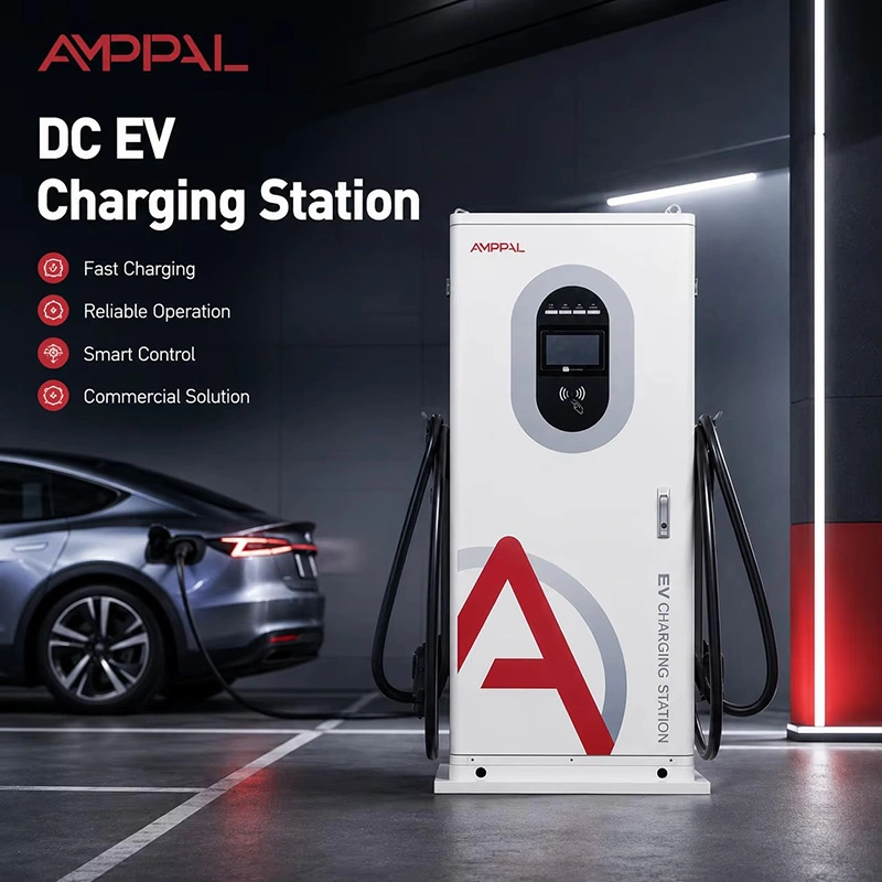 Kommerzielle integrierte 40-kW-DC-Ladestation für Elektrofahrzeuge für öffentliche Parkplätze