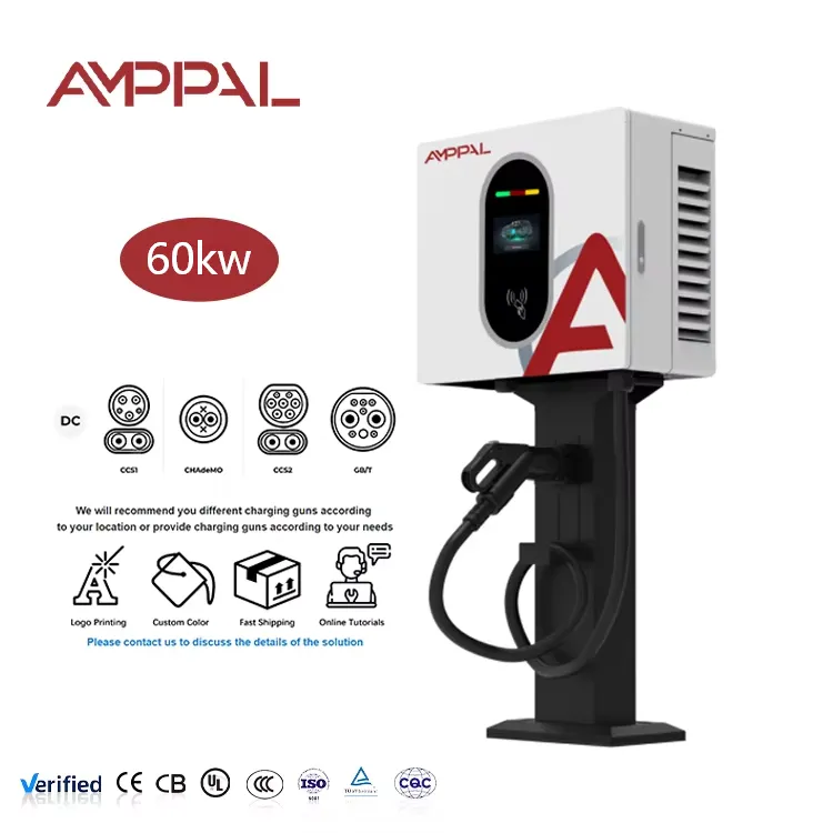 30kW Compact Wall-Mounted DC EV Charger for Dealerships & Workshops