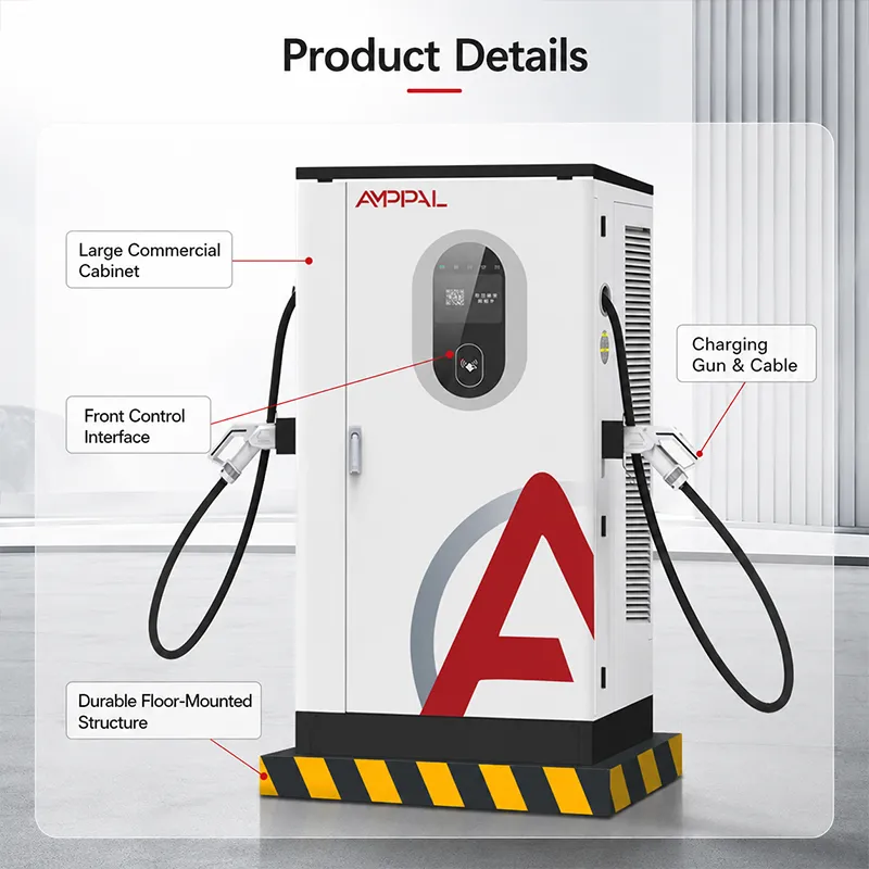 360kW High-Power DC EV Charging Station for Large Fleet Depots